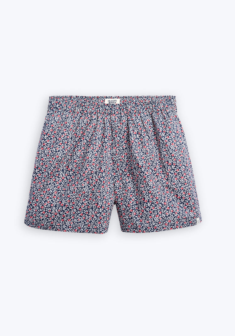 Gus Boxer in Bed of Roses Navy
